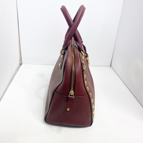 Michael Kors Sandrine Cherry Studded Satchel - Picture 4 of 8